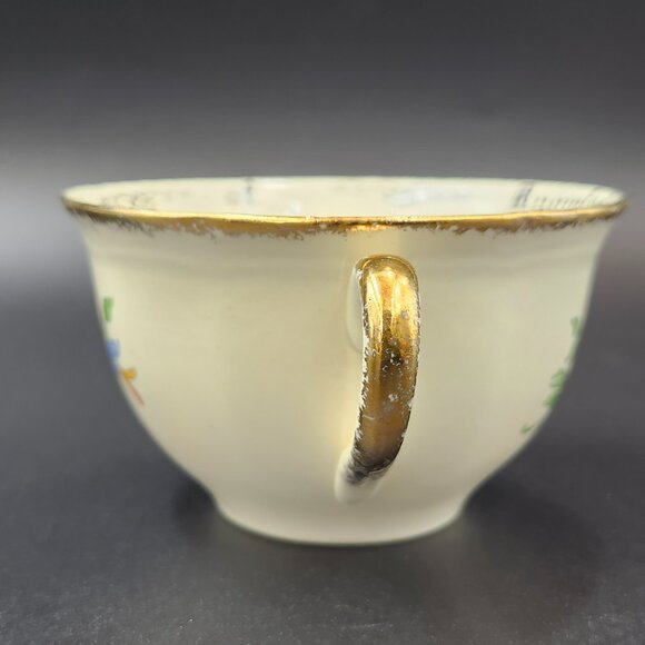 Alfred Meakin Tea Cup And Saucer " The Cup Of Knowledge " Royal Marigold 1920's - Picture 10 of 11